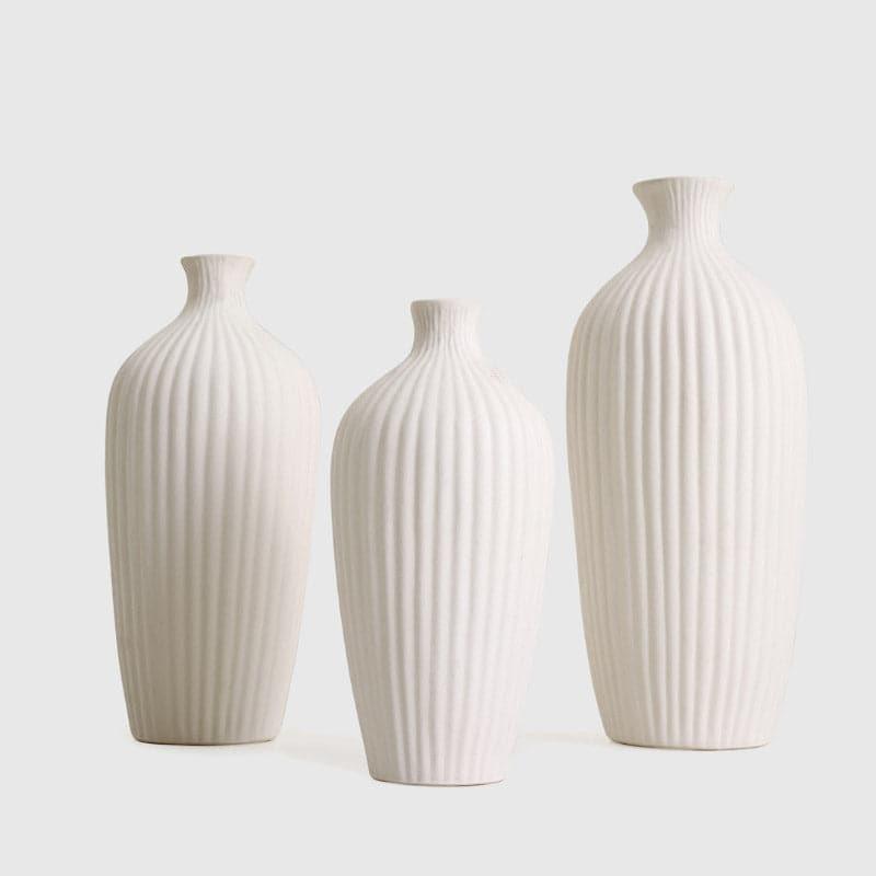 Vase - Nara Vase (White) - Set Of Three