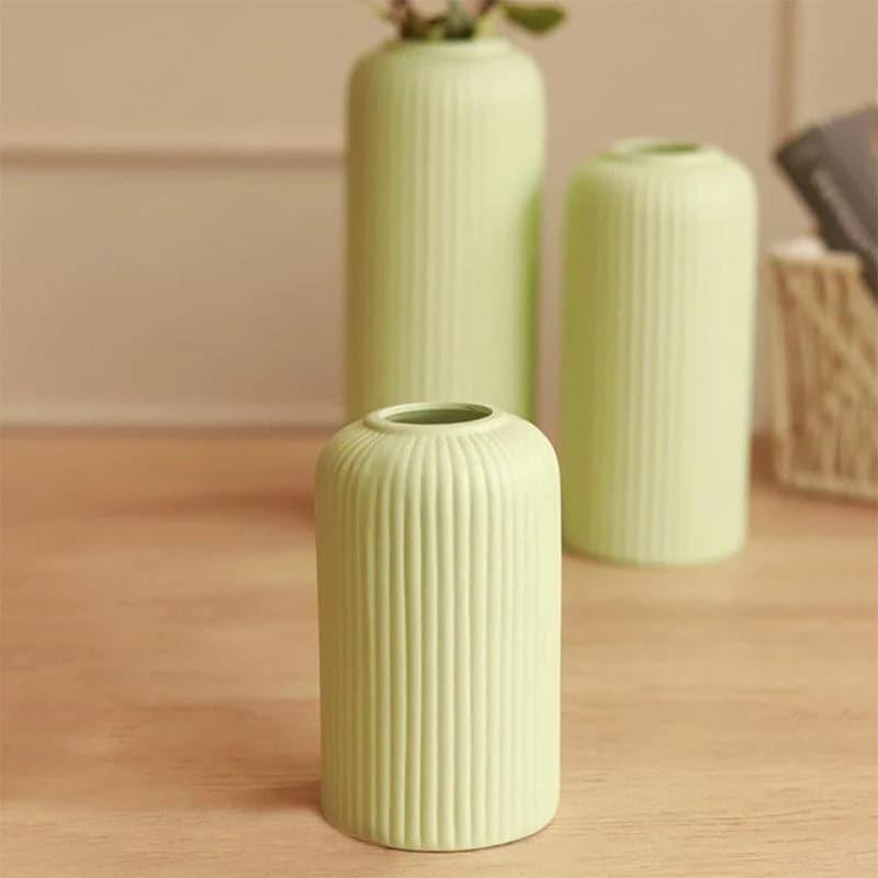 Vase - Pasha Ceramic Vase (Green) - Set Of Three