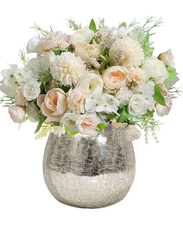 Buy Pearly Perfection Glass Vase Vase from Vaaree