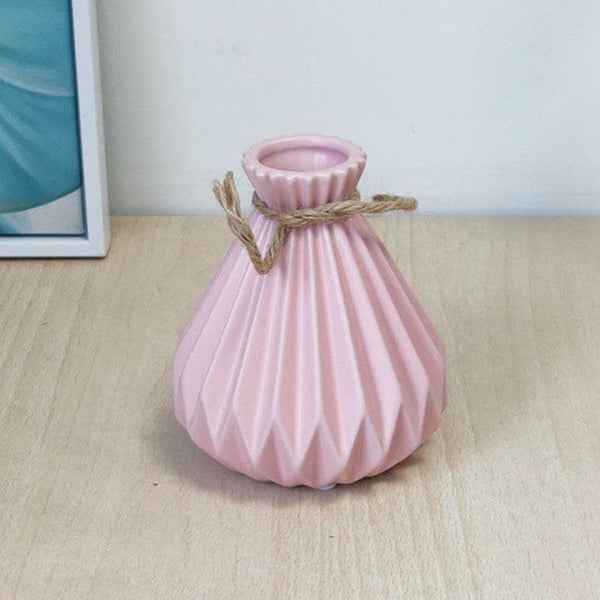 Vase - Playful Ceramic Vase - Pink
