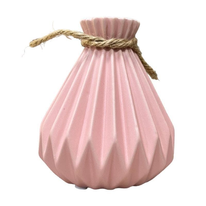 Buy Playful Ceramic Vase - Pink Vase from Vaaree