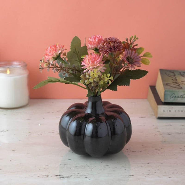 Vase - Pumpkin Vase - Black