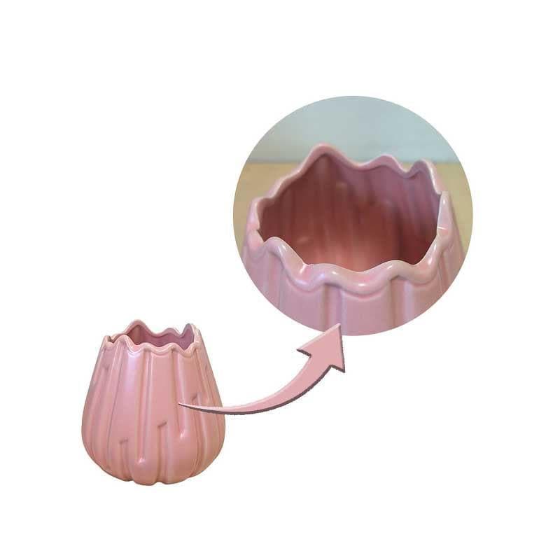 Buy Quirky Pottery Vase - Pink Vase from Vaaree