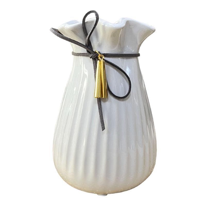 Buy Quirky Symmetry Vase - White Vase from Vaaree