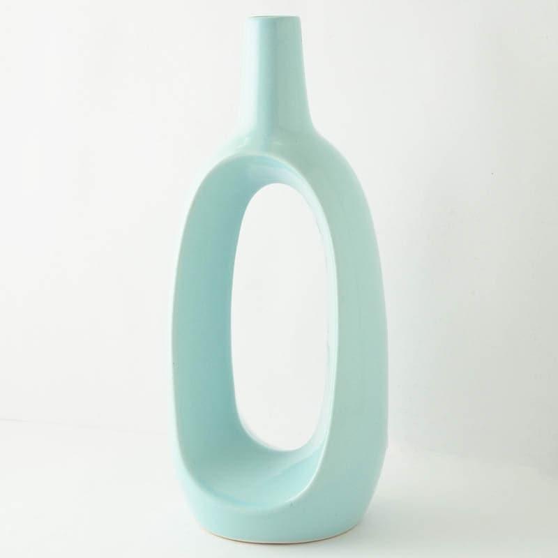 Vase - Ring Vase - Blue