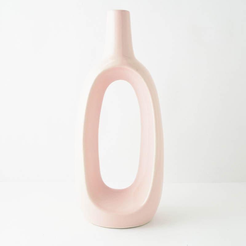 Vase - Ring Vase - Pink