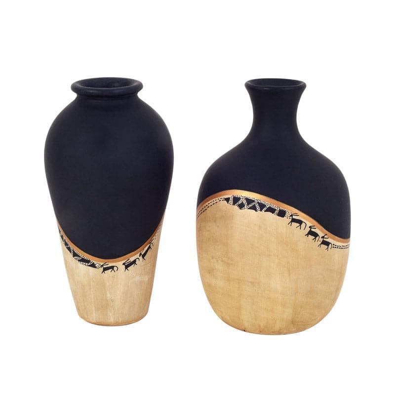 Vase - Round Aether Bloom Vase - Set Of Two