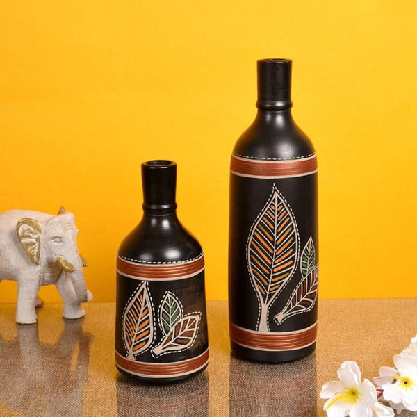 Vase - Rufaro Tribal Terracotta Vase - Set Of Two