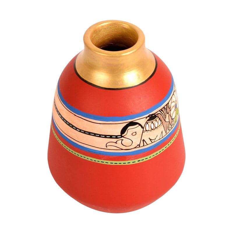 Buy Sperada Tribal Terracotta Vase Vase from Vaaree