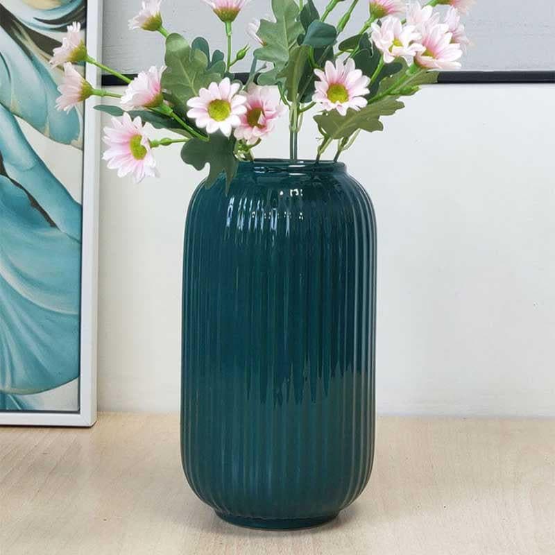 Buy Spunky Splash Vase - Green Vase from Vaaree