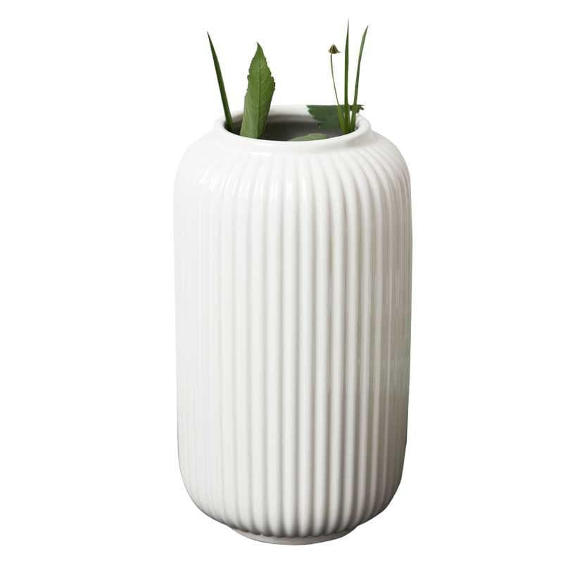 Vase - Spunky Splash Vase - White