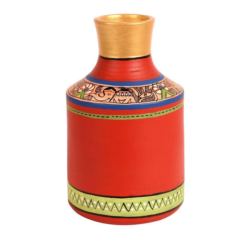 Buy Stapena Tribal Terracotta Vase Vase from Vaaree