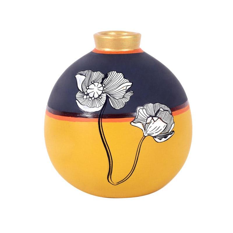 Buy Sunflower Bliss Round Vase Vase from Vaaree