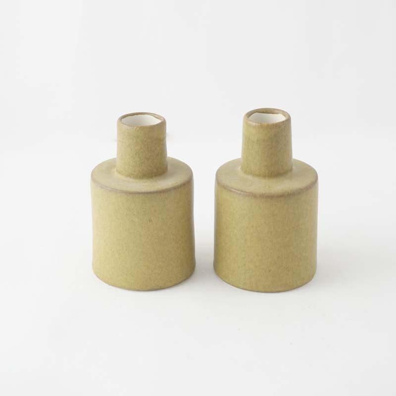 Vase - Sybil Rustic Ceramic Vase - Set Of Two