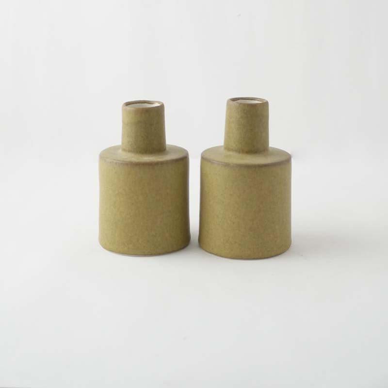 Vase - Sybil Rustic Ceramic Vase - Set Of Two