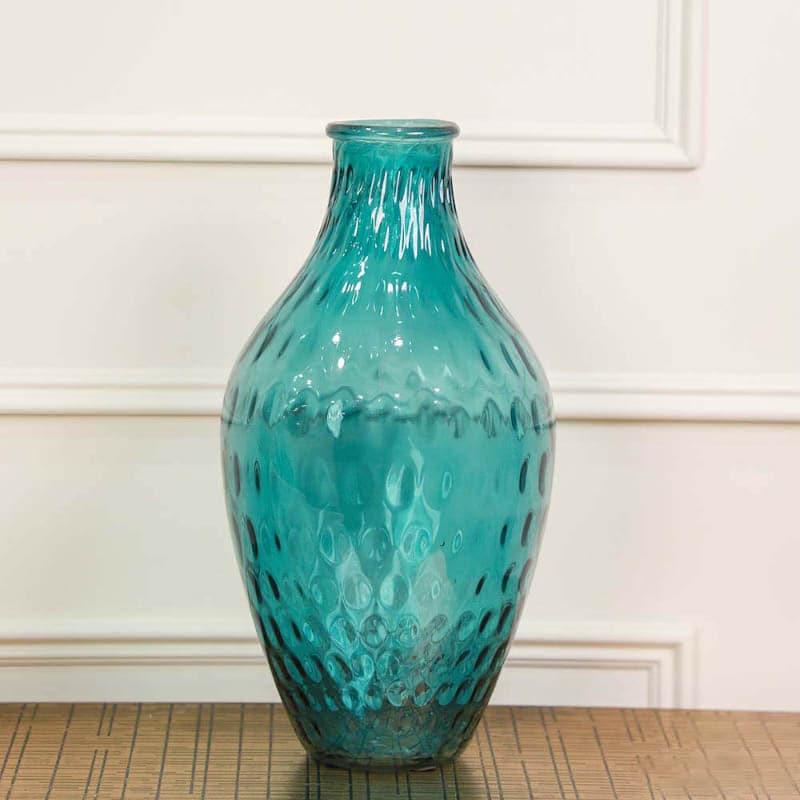 Buy Teal Zerelda Flower Vase Vase from Vaaree