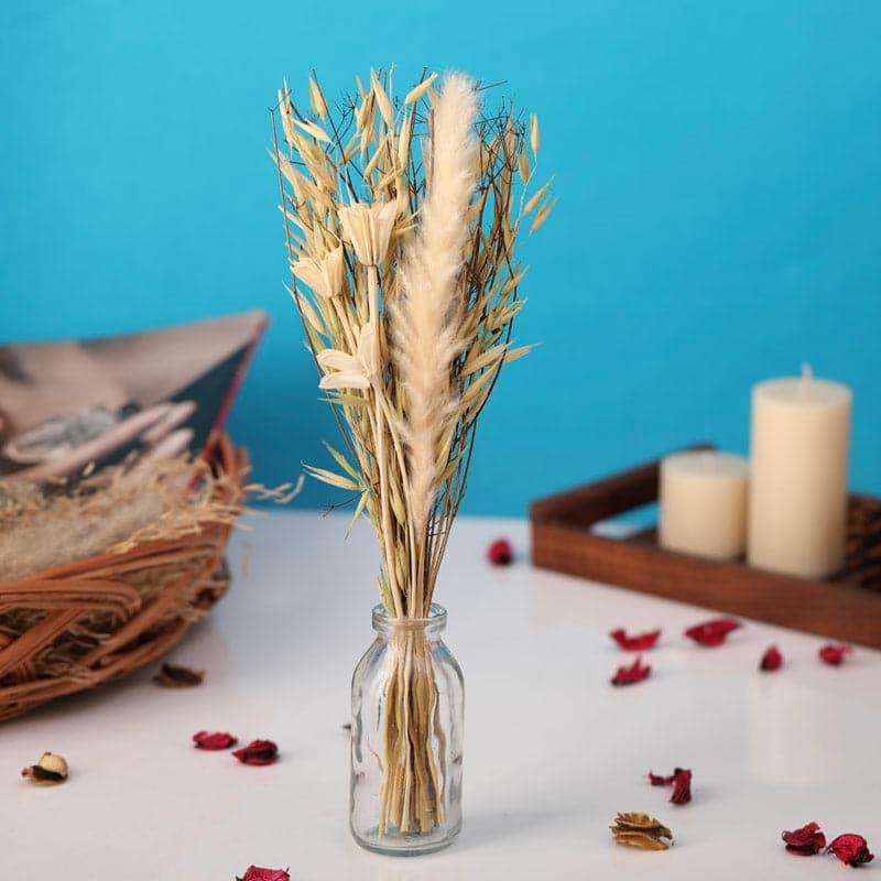 Buy Theola Vase With Dry Flowers - Bleach Floor Vase from Vaaree