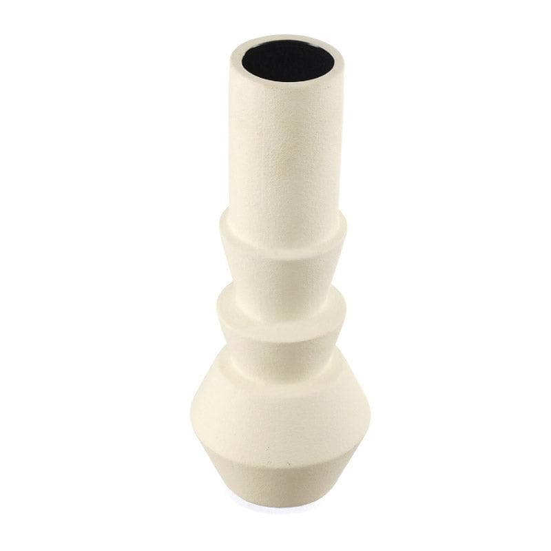 Buy Ulwin Ceramic Vase - White Vase from Vaaree