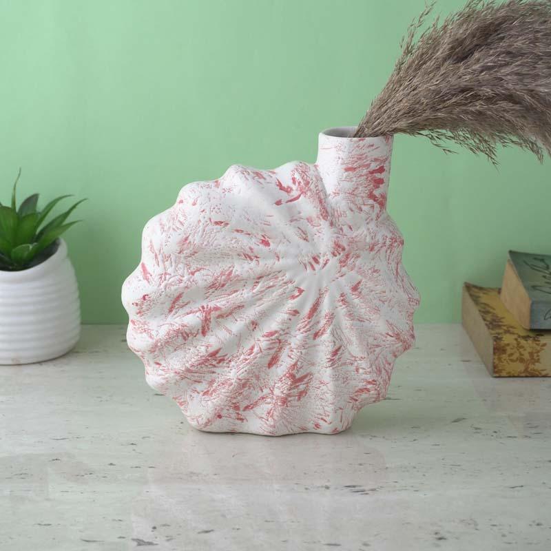 Buy Wildryn Flower Ceramic Vasw Vase from Vaaree