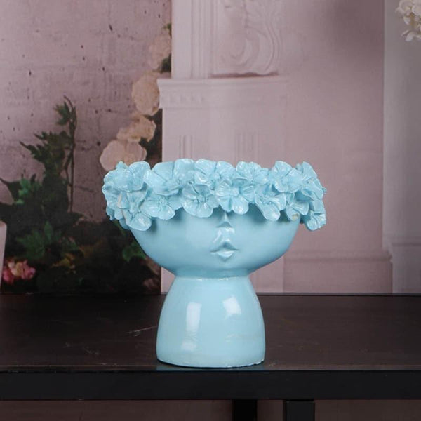 Buy Vase - Yukito Pout Vase - Blue at Vaaree online