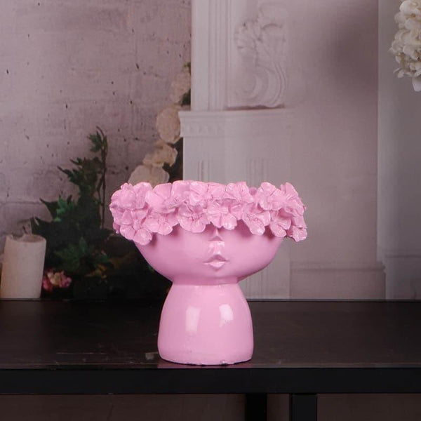 Buy Vase - Yukito Pout Vase - Pink at Vaaree online