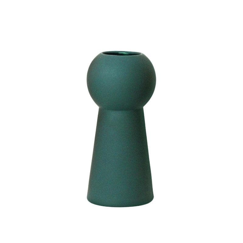 Buy Zircon Ceramic Vase - Green Vase from Vaaree