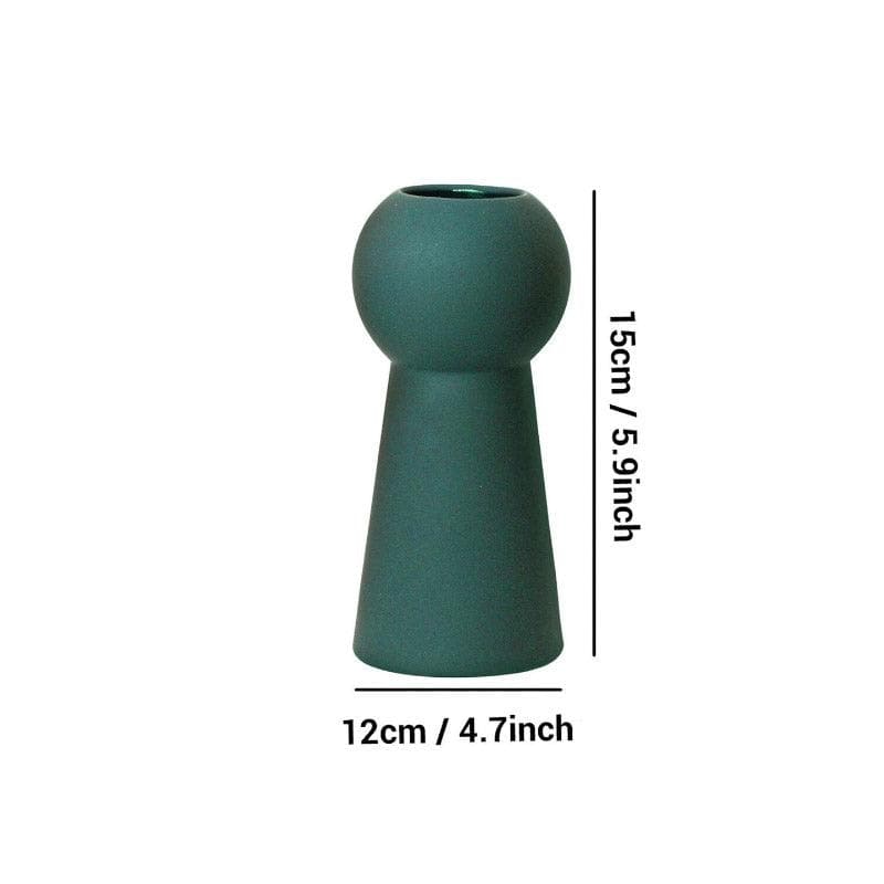 Vase - Zircon Ceramic Vase - Green