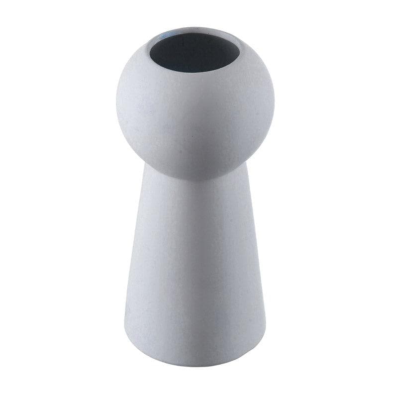 Buy Zircon Ceramic Vase - Grey Vase from Vaaree