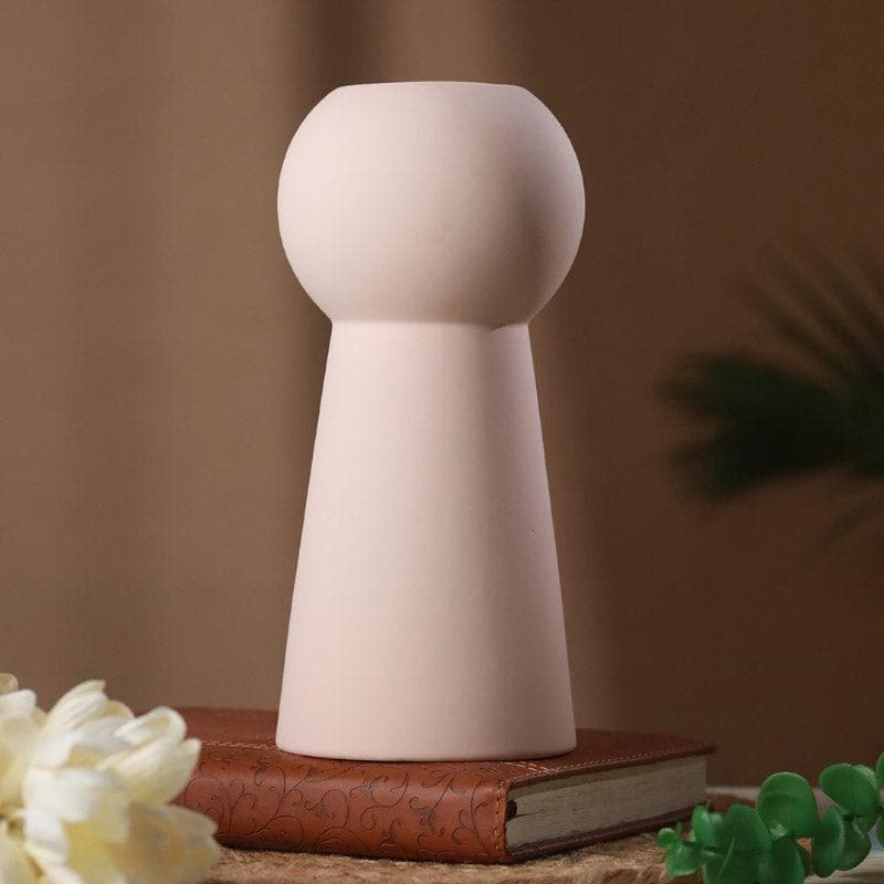 Buy Zircon Ceramic Vase - Pink Vase from Vaaree