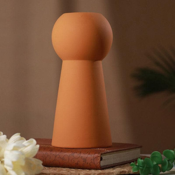 Buy Vase - Zircon Ceramic Vase - Rust at Vaaree online