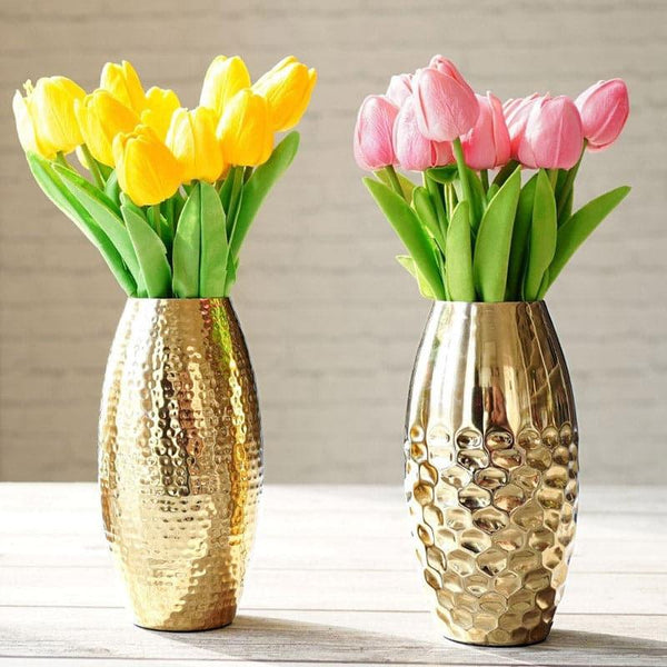 Buy Vase - Zoery Metal Vase - Set Of Two at Vaaree online