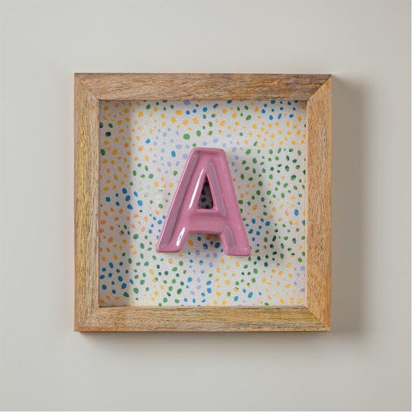 Wall Accents - (A) Mini Mottled Mono Wall Hanging - Pink