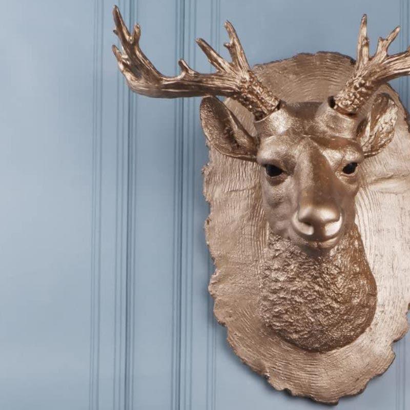 Buy Antelope Wall Mounted Showpiece Wall Accents from Vaaree