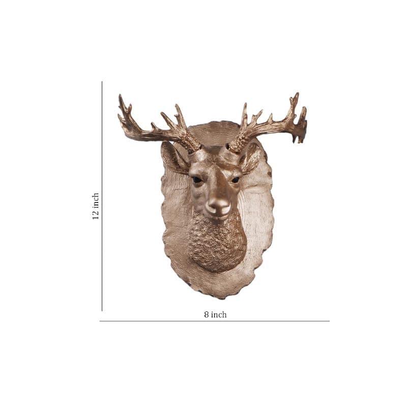 Buy Antelope Wall Mounted Showpiece Wall Accents from Vaaree