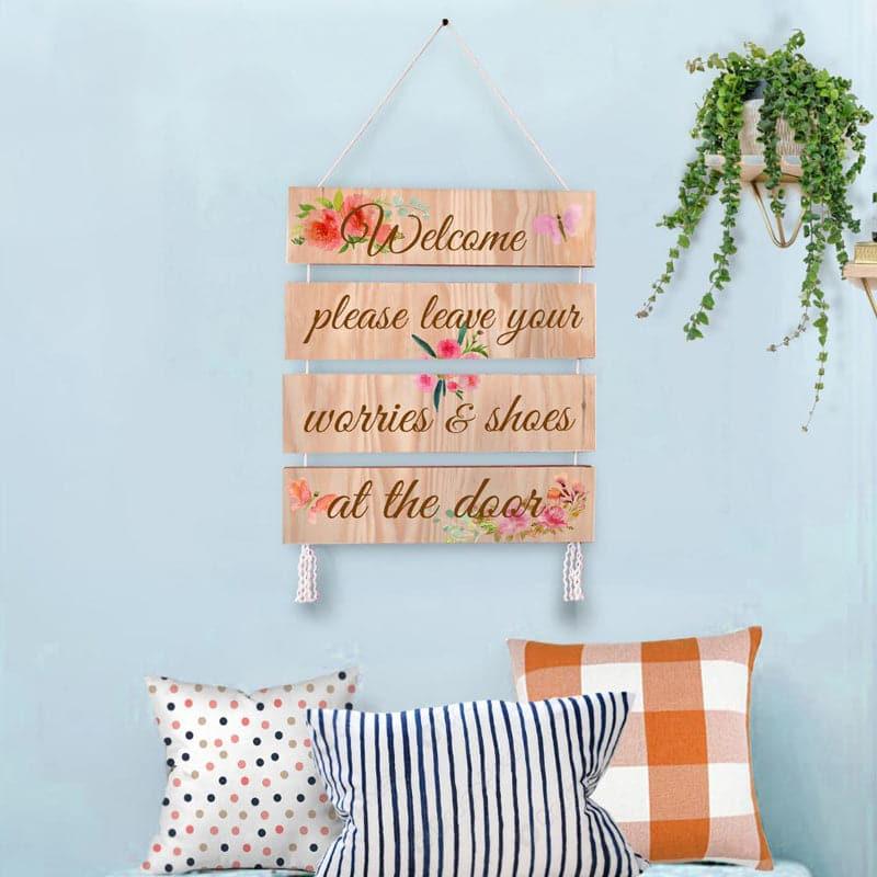 Wall Accents - Be Positive Welcome Wall Hanging