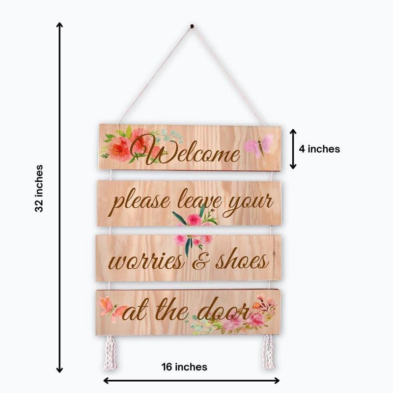 Wall Accents - Be Positive Welcome Wall Hanging