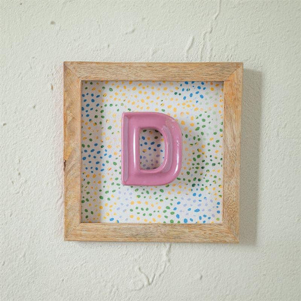 Wall Accents - (D) Mini Mottled Mono Wall Hanging - Pink
