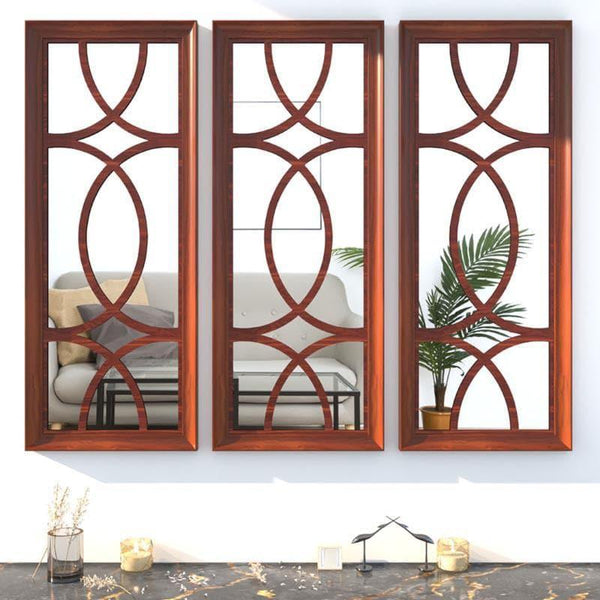 Wall Accents - Escot Decorative Wall Accent (Brown) - Set Of Three