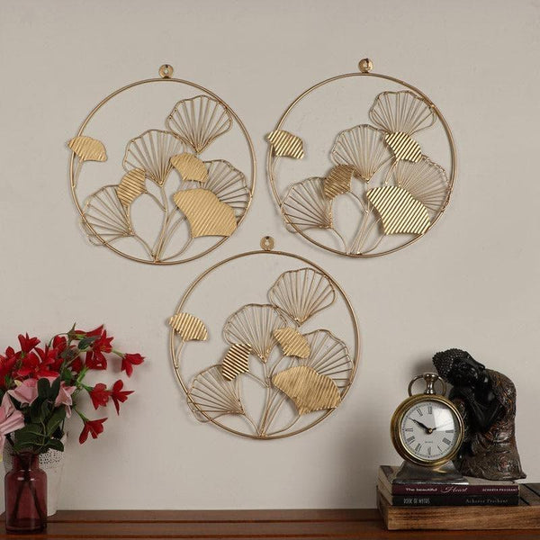 Wall Accents - Eshita Flora Wall Accent - Set Of Three