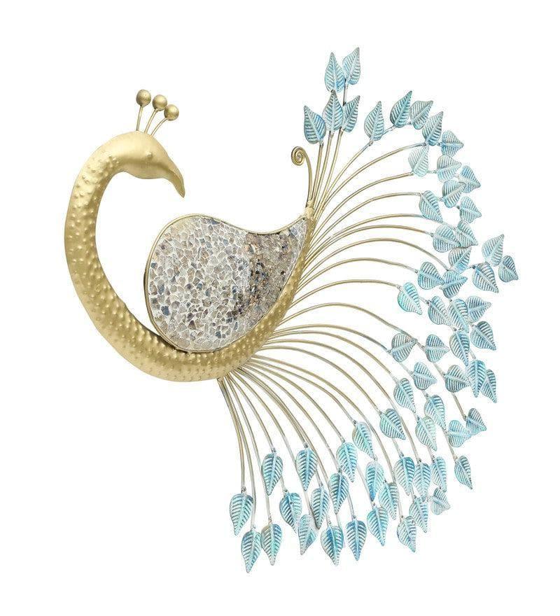 Buy Flavian Peacock Wall Decor Wall Accents from Vaaree