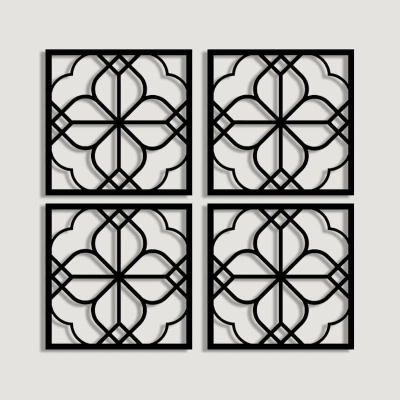 Wall Accents - Florum Wall Decor - Black