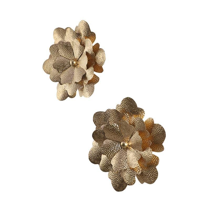 Wall Accents - Flower Forae Wall Accent - Set Of Two