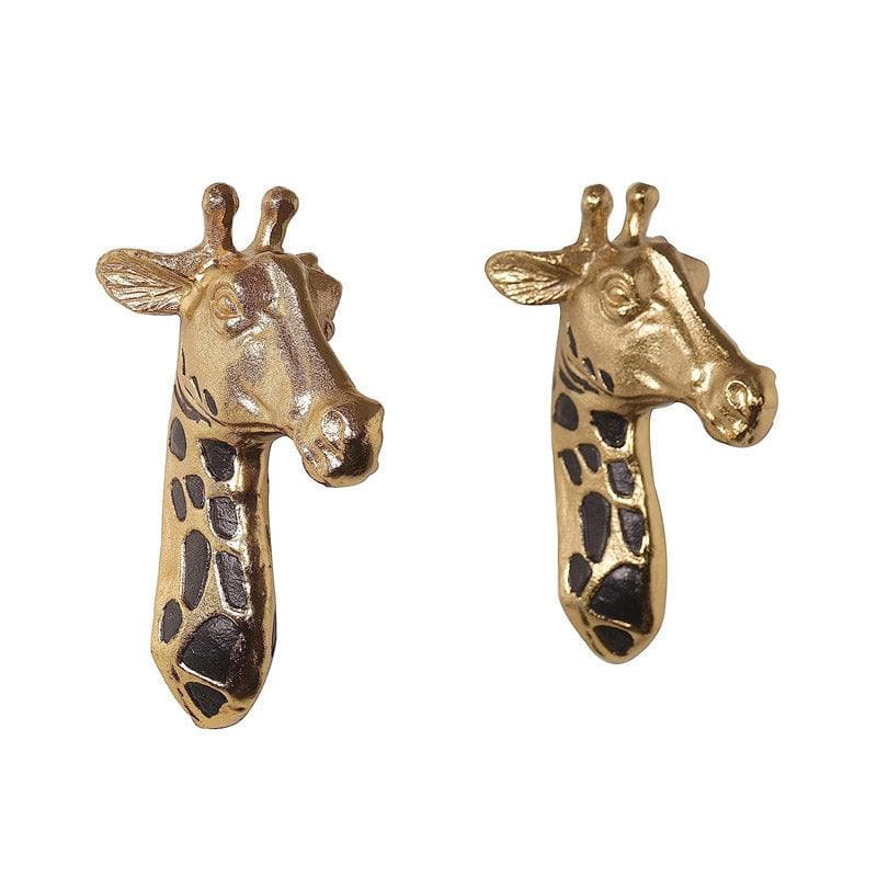 Wall Accents - Giraffe Glory Wall Accent (Gold) - Set Of Two