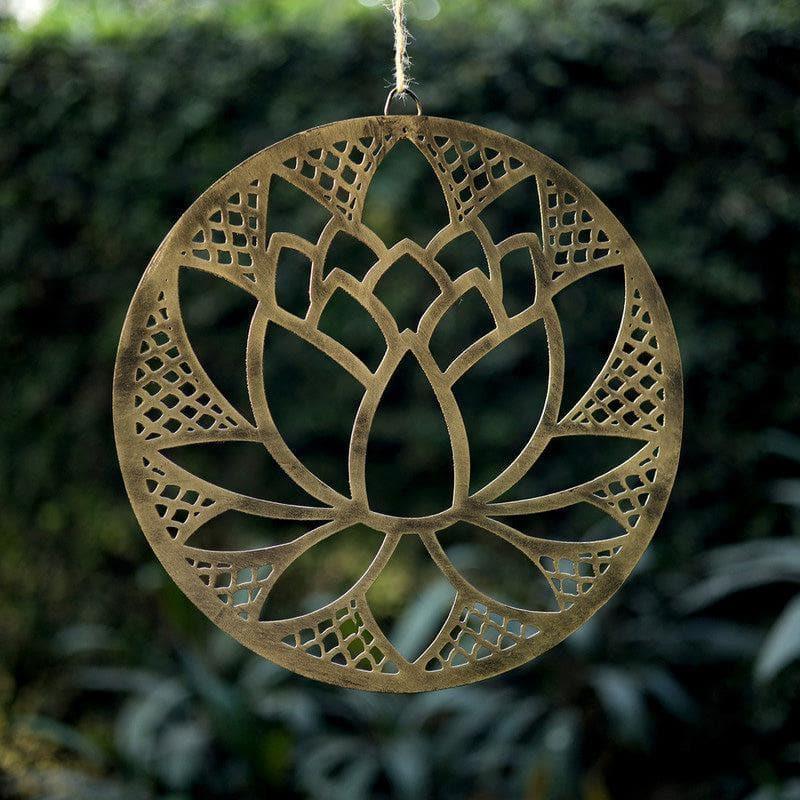 Buy Golden Lotus Wall Decor Wall Accents from Vaaree