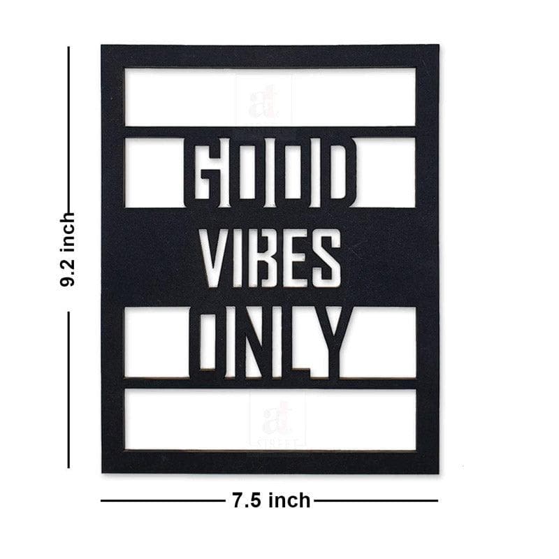 Buy Good Vibes Only Cutout Wall Accent Wall Accents from Vaaree