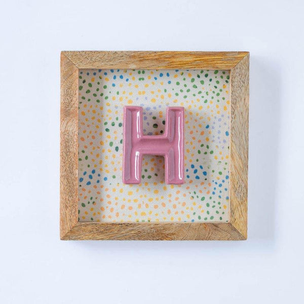 Wall Accents - (H) Mini Mottled Mono Wall Hanging - Pink