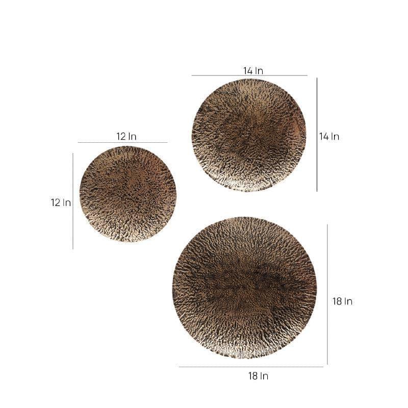 Wall Accents - Hamo Dot Hammered Wall Accent - Set Of Three