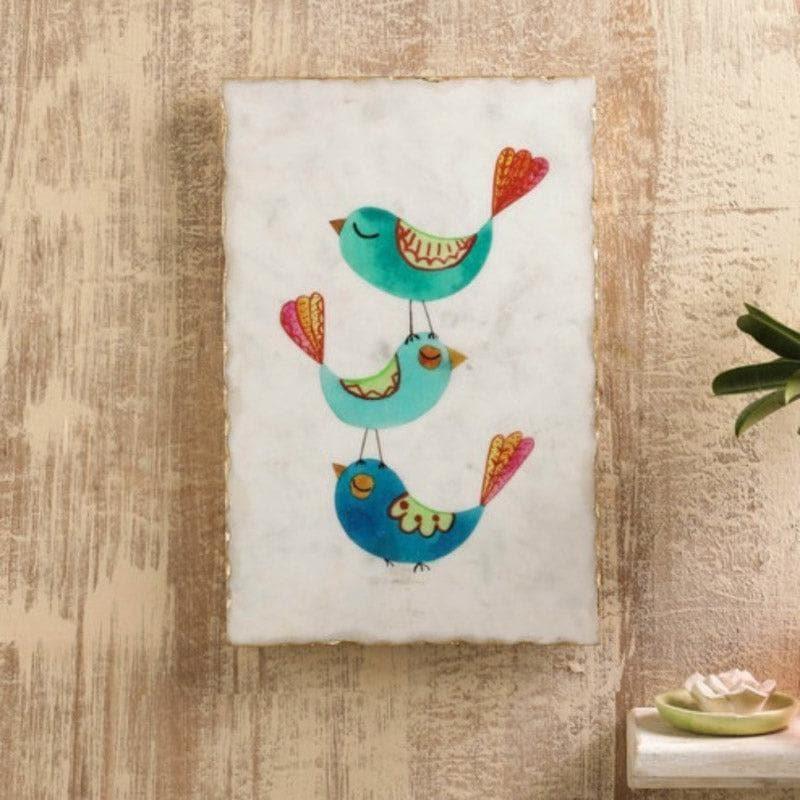 Buy Happy Birdies Wall Accent Wall Accents from Vaaree