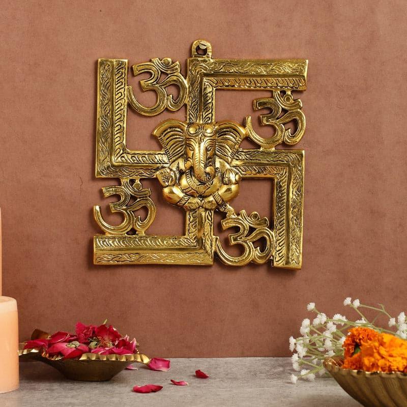 Wall Accents - Holy Swastika Om Wall Accent