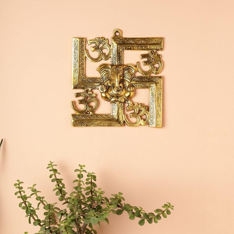 Wall Accents - Holy Swastika Om Wall Accent